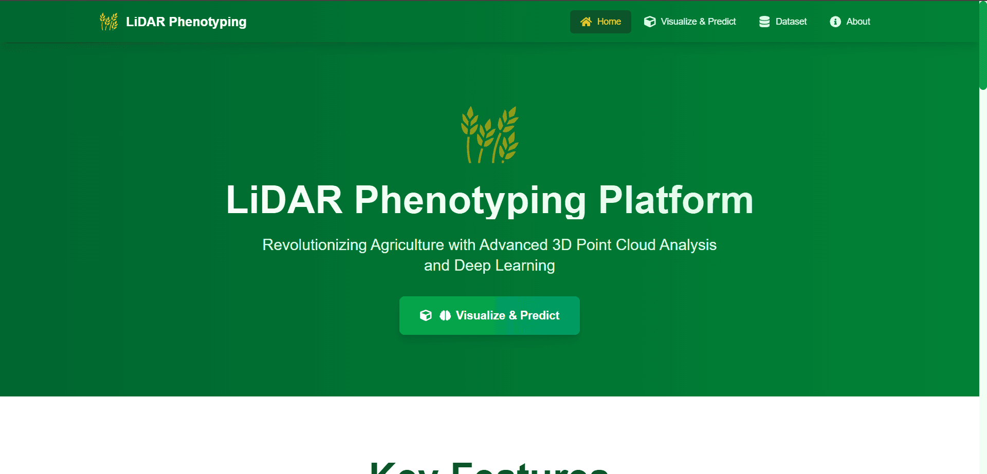 LiDAR-Based Plant Phenotyping for Precision Agriculture screenshot 1